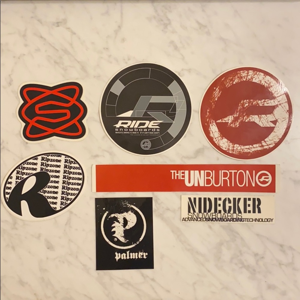Snowboarding Stickers